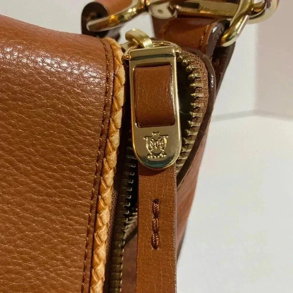 Massimo dutti brown leather crossbody handbag - Picture 9 of 15